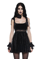 Romantic Mirage Babydoll Dress - Black