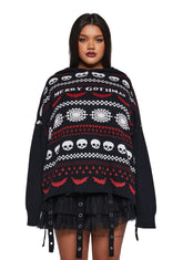 Baddie List Knit Sweater