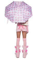 Heart Print Umbrella