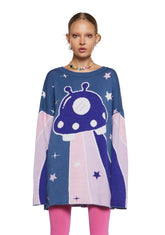 Beam Me Up Intarsia Sweater