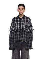 Warp Layered Flannel Shirt