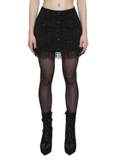 Chance Rendezvous Tweed Skirt