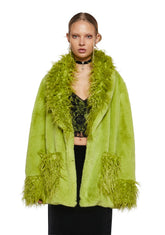 Hours And Hours Faux Fur Coat