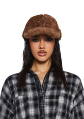 Warp Faux Fur Baseball Cap
