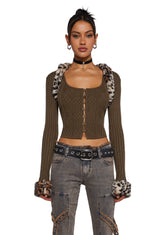 Straight Edge Corset And Shrug Set