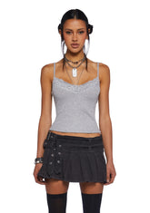 Drama Club Lace Cami Tank