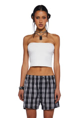 Radio Silence Tube Top - White