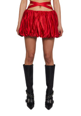 Rebellious Flirt Bubble Mini Skirt