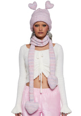 Snow Kisses Beanie And Scarf Set