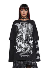 Mourning Angels Long Sleeve Top