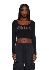 Not Nice Long Sleeve Top