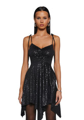 Keep Shining Mini Dress - Sequin