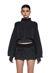 Warp Washed Knit Sweater