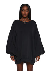 Thank You Next Sweatshirt Dress