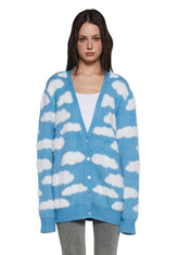 Lucy In The Sky Cloud Print Cardigan