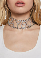 Sparkling Nights Rhinestone Choker