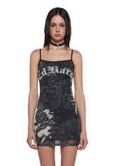 Dagger Rose Mesh Dress