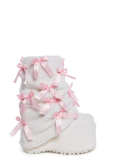 Snuggle Wonderland Platform Boots - Pinky Promise