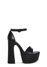 Holy Revelation Pure Platform Heels - Black