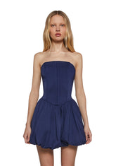 Last Friday Night Corset Dress - Navy
