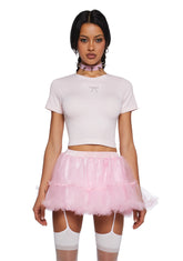 Dainty Dance Baby Tee - Pink