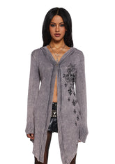 Chaotic Rule Knit Cardigan