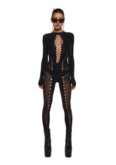 Hacker Spirit Mesh Catsuit
