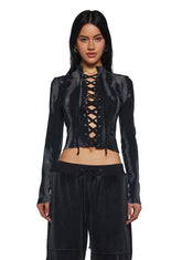 Caller ID Long Sleeve Top