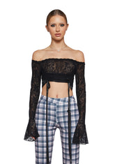 Romantic Reference Off The Shoulder Top