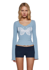Blog Entry Butterfly Top