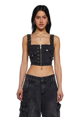 Eco Couture Cargo Bra Top