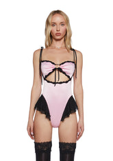 Romance Rewrite Satin Bodysuit