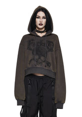 Reaper’s Mark Cropped Hoodie