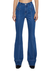 Belated Thanks Flared Denim Jeans