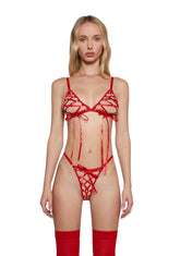 Tied With Temptation Lingerie Set