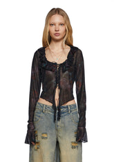 Spring Fling Mesh Top