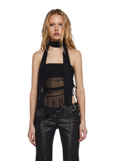 Rae Tube Top And Scarf Set