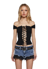 Mercedes Off The Shoulder Top