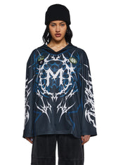 Neo Tribal Jersey Hoodie