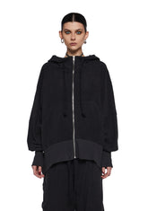 Club Kid Stare Zip-Up Hoodie