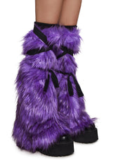 Neon Nocturnal Boot Covers - Purple