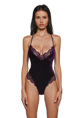 Boudoir Dreams Velvet Bodysuit
