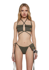 Chord Cargo Pocket Lingerie Set