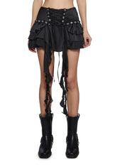 Fae Charms Mini Skirt - Black