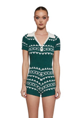 Chalet Dreams Fuzzy Romper