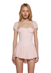 Blind Date Fit N’ Flare Dress - Pink