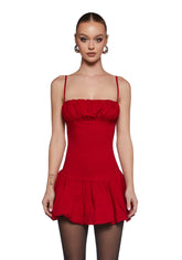 Sweethearts Always Mini Dress - Red