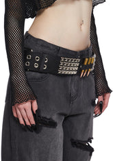 Brass .308 Bullet Studded Belt