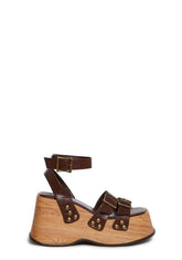 Summer Moves Platform Wedges - Brown