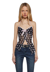 Charmed Smile Halter Top